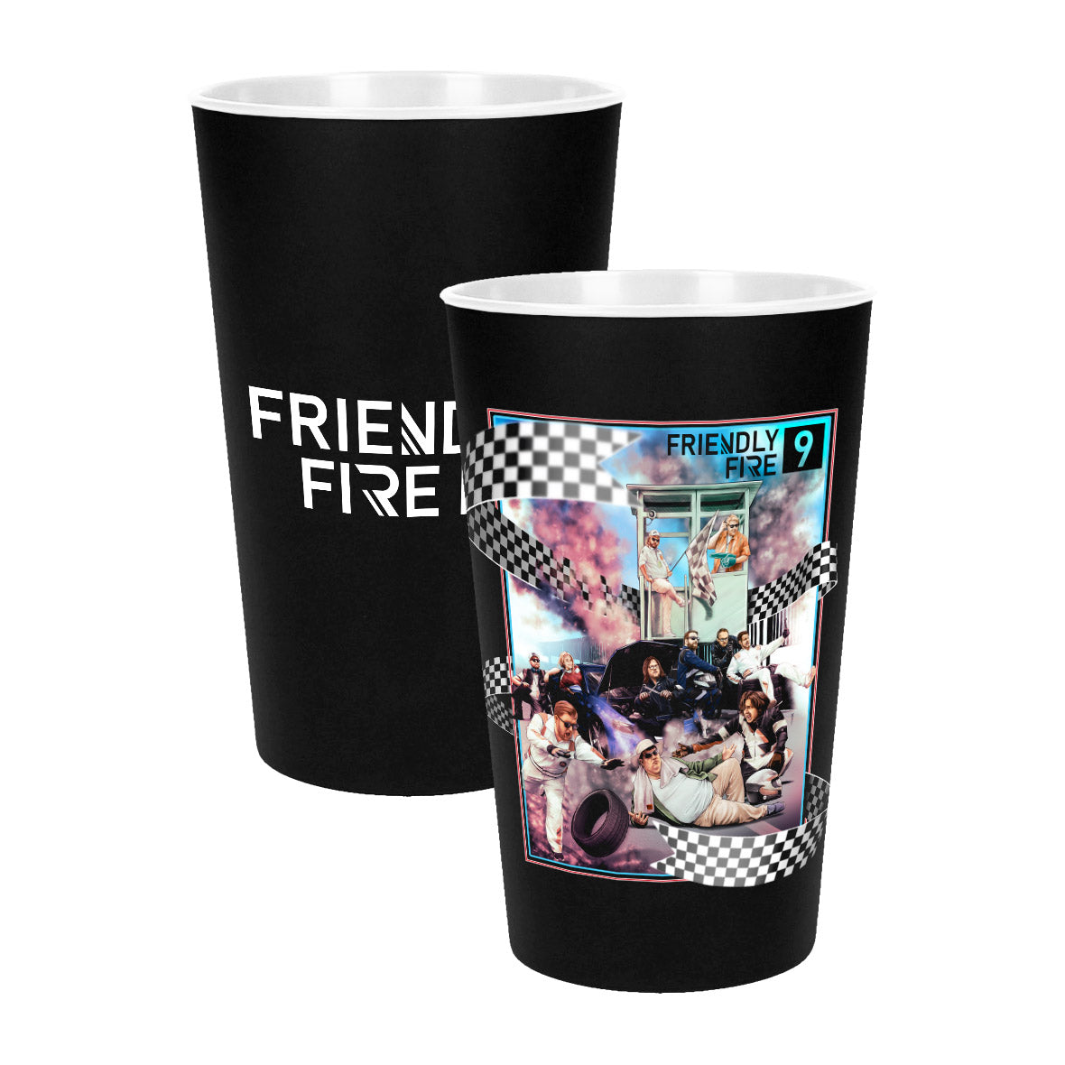 Friendly Fire - Racing Team - Becher 0,5 l