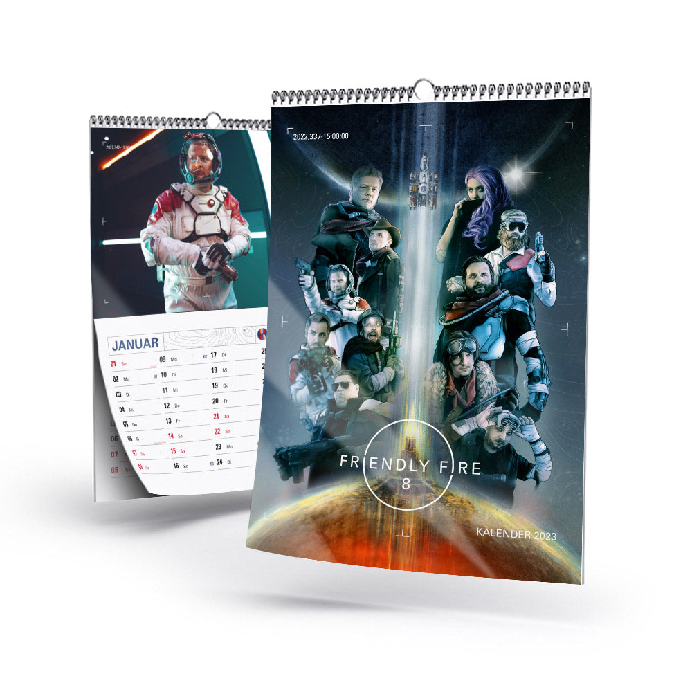 Friendly Fire - Space Crew - Kalender