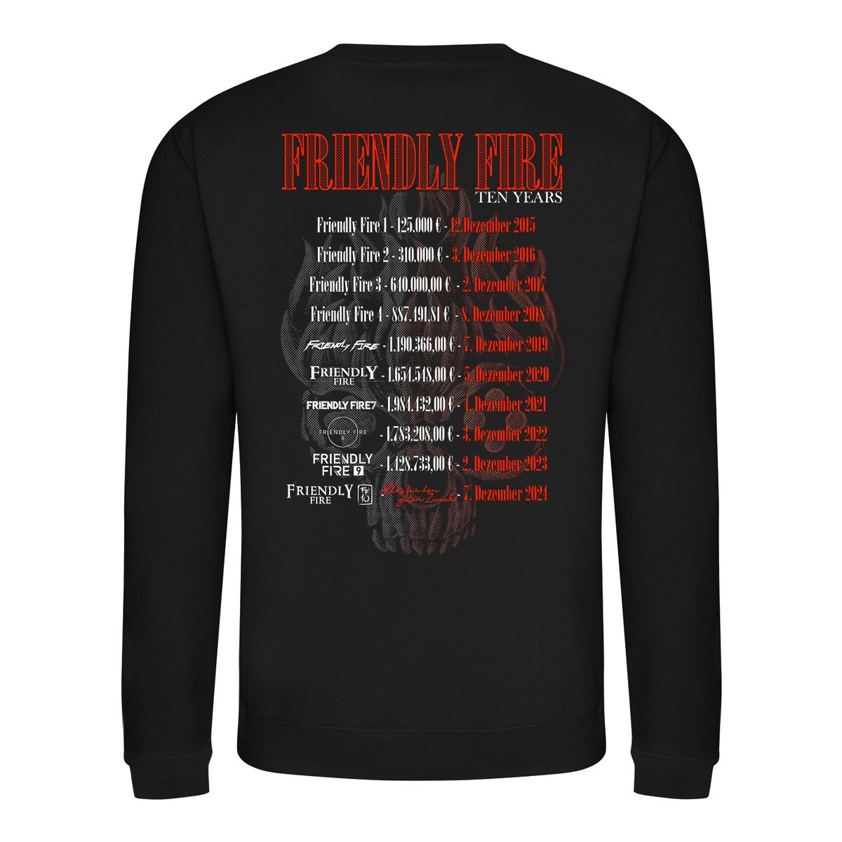 Friendly Fire - 10 Jahre Tour - Sweatshirt