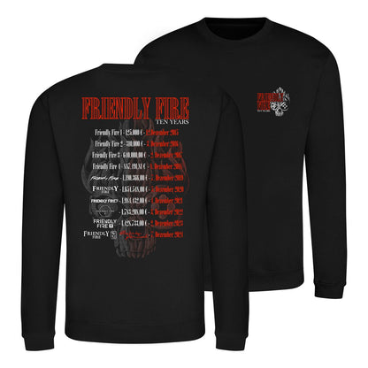 Friendly Fire - 10 Jahre Tour - Sweatshirt