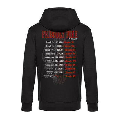 Friendly Fire - 10 Jahre Tour - Zip-Hoodie