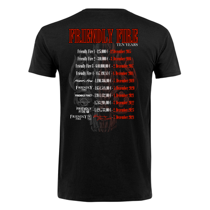 Friendly Fire - 10 Jahre Tour - T-Shirt