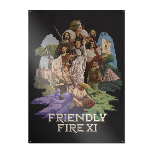 Friendly Fire - Key-Art - Metallschild