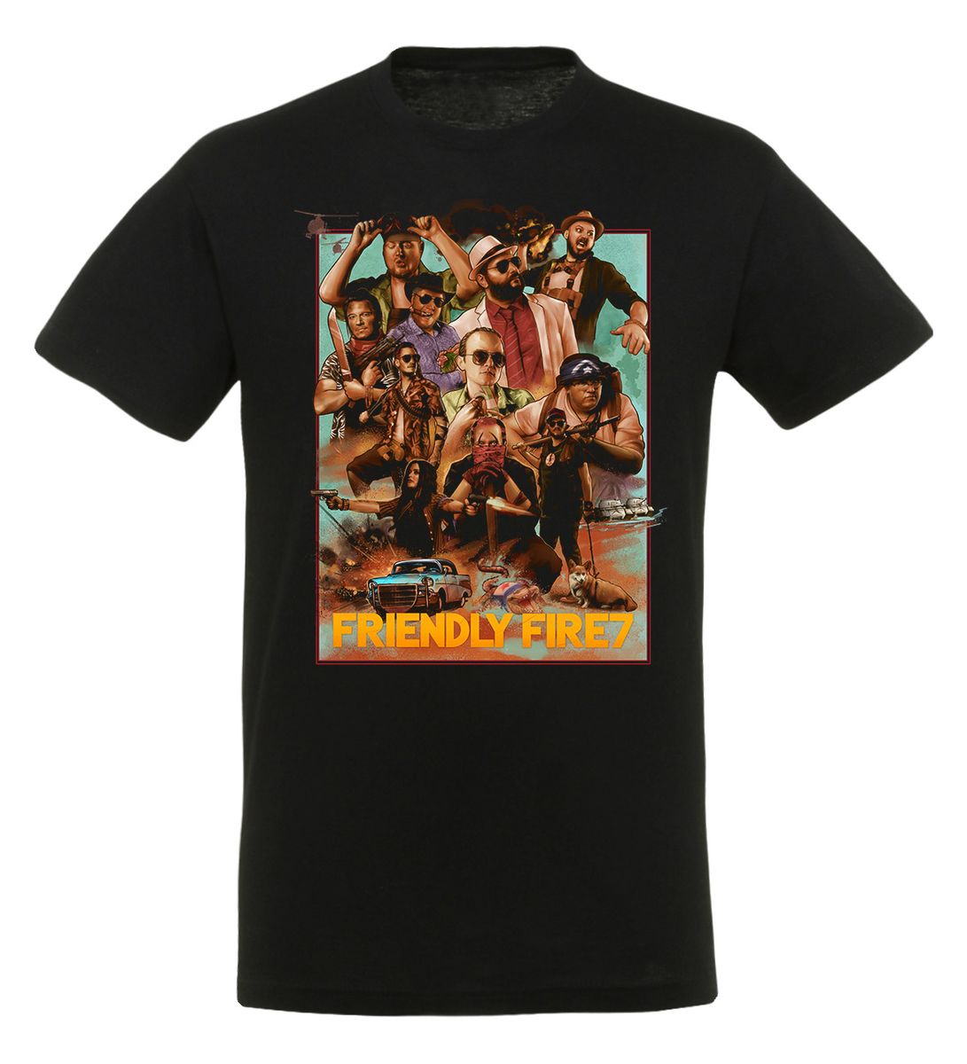 Friendly Fire - Crew - T-Shirt
